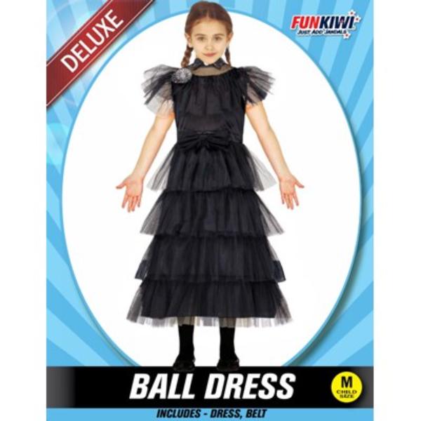 Kids Black Ball Dress Costume