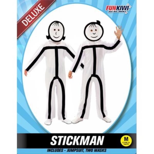 Kids Stickman Costume