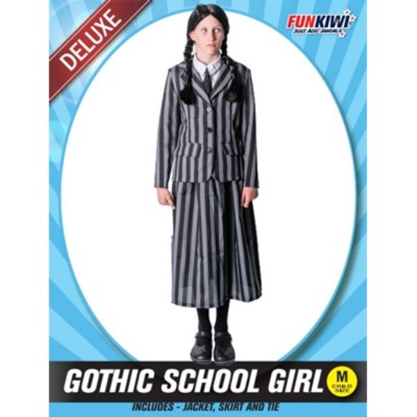 Gothic School Girl Child Costume