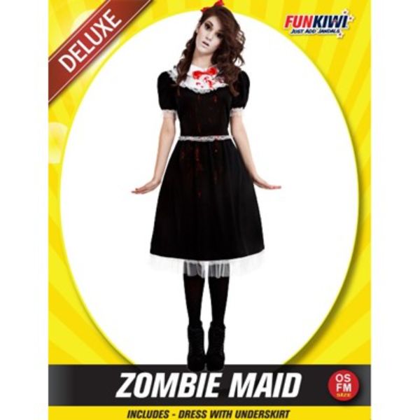 Adult Zombie Maid Costume - OSFM