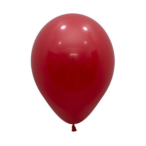 50 Pack Sempertex Red Imperial Fashion Latex Balloons - 12cm