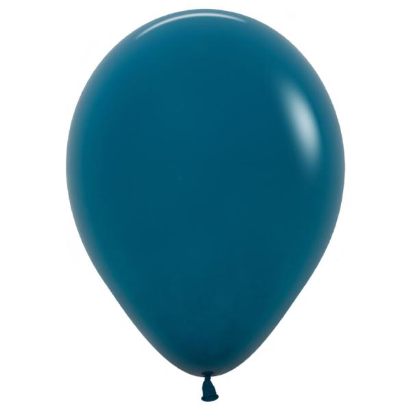 25 Pack Sempertex Deep Teal Latex Balloons - 30cm