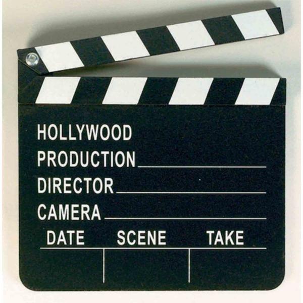 Hollywood Die-Cut Clapboard - 17cm x 20cm