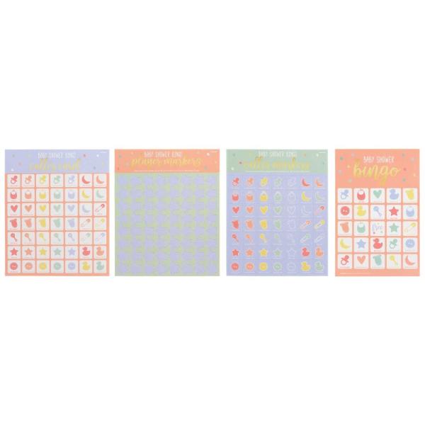 25 Pack Baby Shower Bingo Games