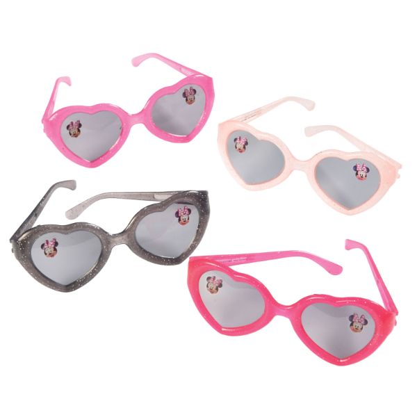 8 Pack Minnie Mouse Forever Glittered Glasses