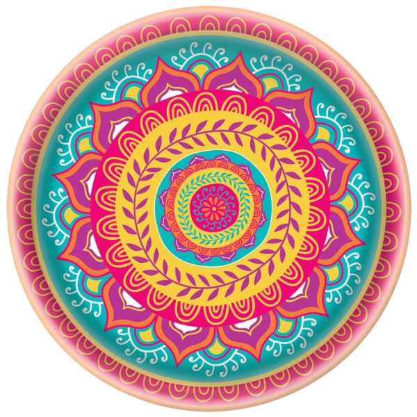 Melamine Diwali Platter - 34cm