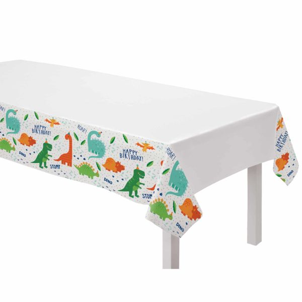 Dino Mite Party Dinosaur Plastic Tablecover - 137cm x 243cm