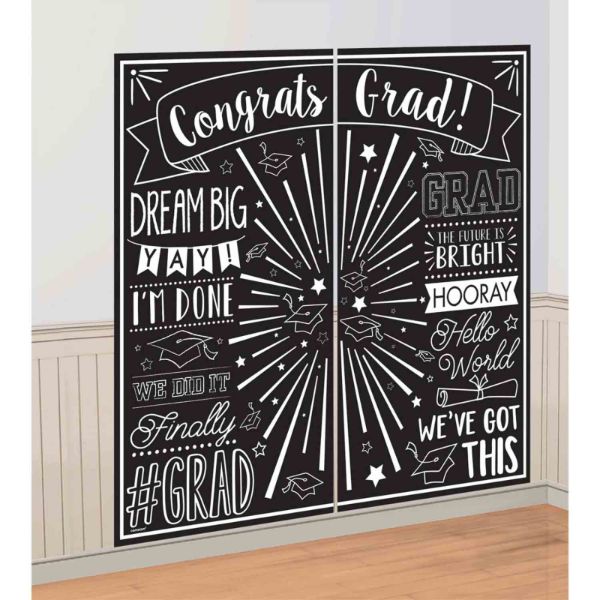 2 Pack Graduation Selfie Scene Setter - 82cm