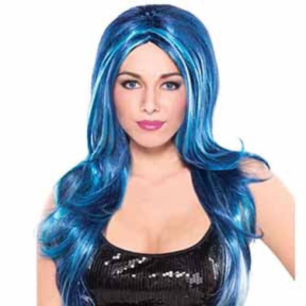 Blue Candy Wig