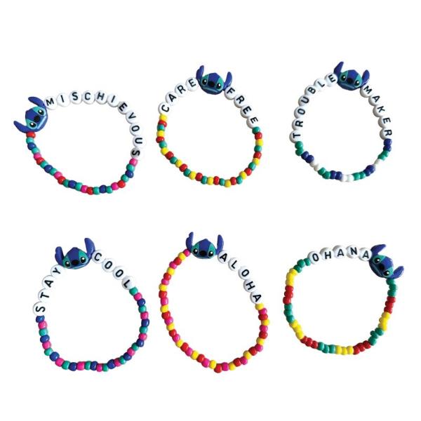 6 Pack Lilo & Stitch Bracelets