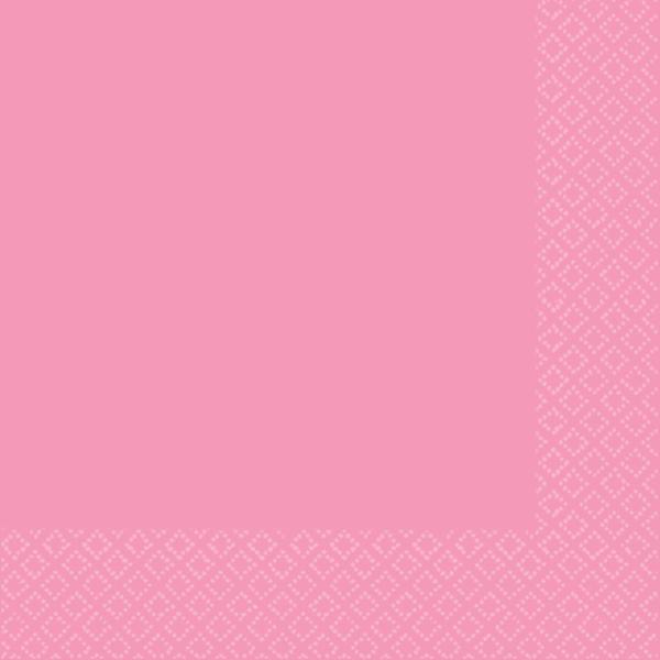 40 Pack Pink 2Ply Beverage Napkins