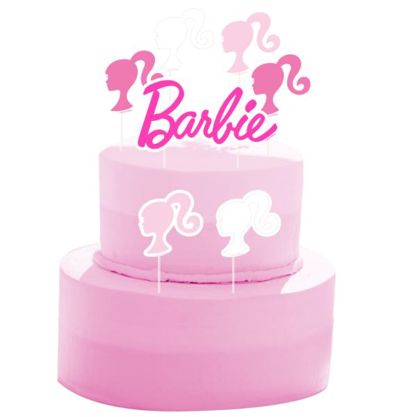 7 Pack Barbie Cake Decorating Kit