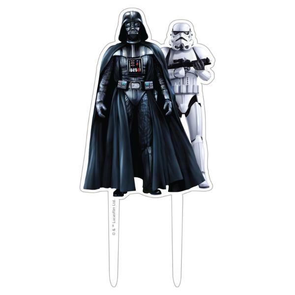 Star Wars Acrylic Cake Topper - 8cm x 17cm
