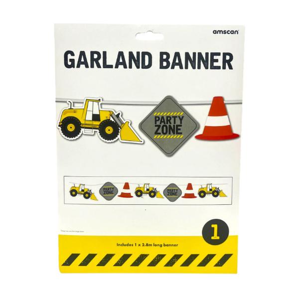 Construction Garland Banner