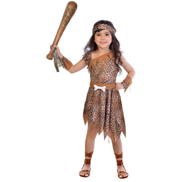 Cavegirl Costume - 4 - 6 Years