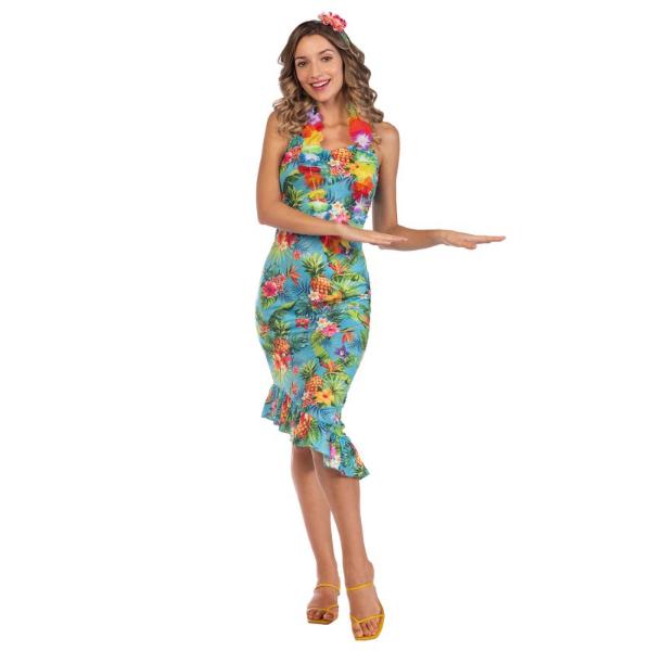 Blue Hawaii Dress Womens Costume - Size 10 - 12