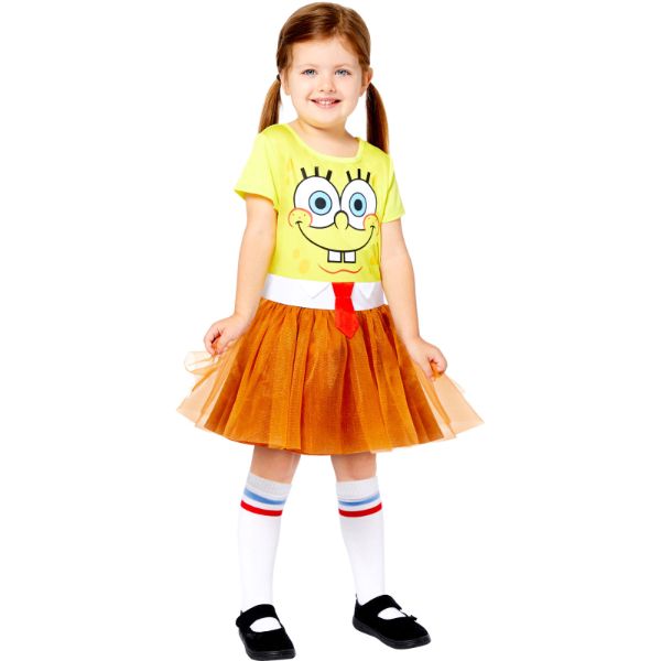 Spongebob Girl Costume - 6 - 8 Years