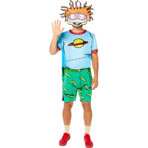 Rugrats Chuckie Men Costume - Medium