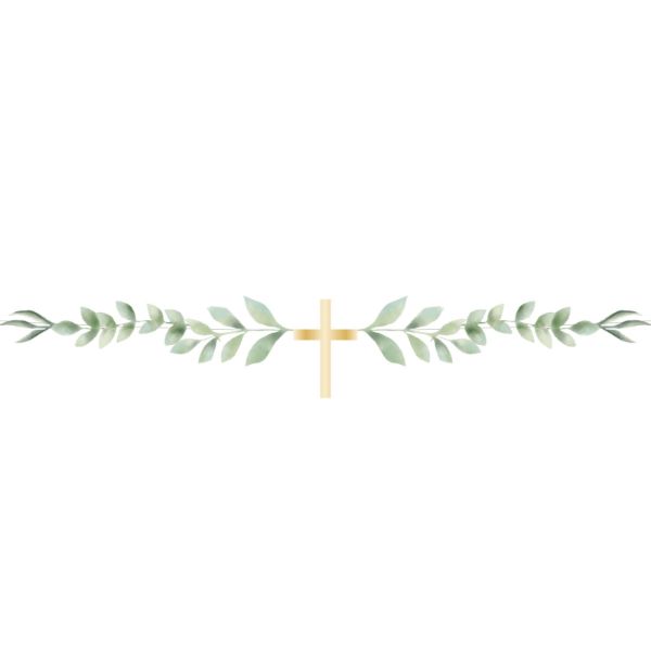 Botanical Celebration Cross Garland - 100cm