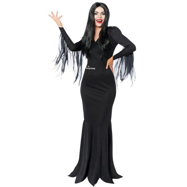 Adults The Addams Family Morticia Womens Costume - Size 8 - 10