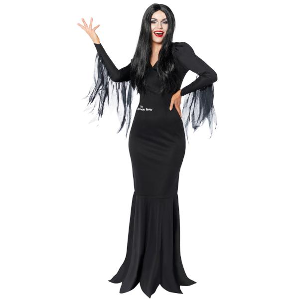 Adults The Addams Family Morticia Womens Costume - Size 10 - 12