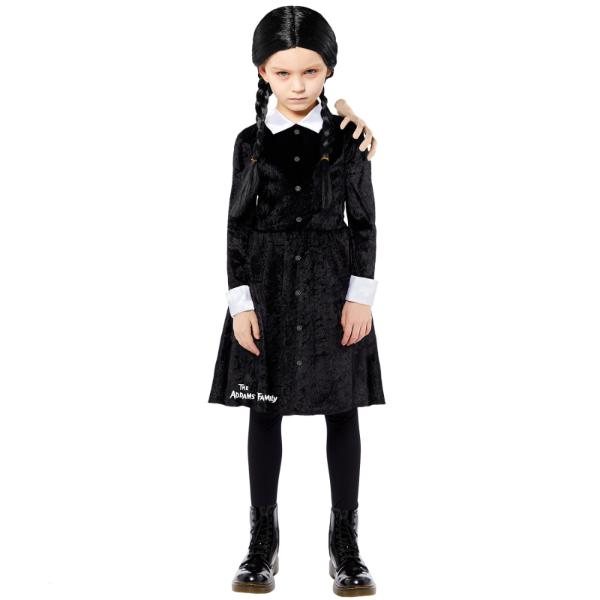 The Addams Family Wednesday Girls Costume - 3 - 4 Years