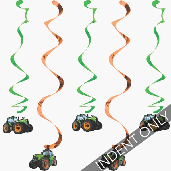 5 Pack Assorted Tractor Time Dizzy Danglers