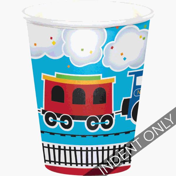 8 Pack All Aboard Hot / Cold Cups - 266ml