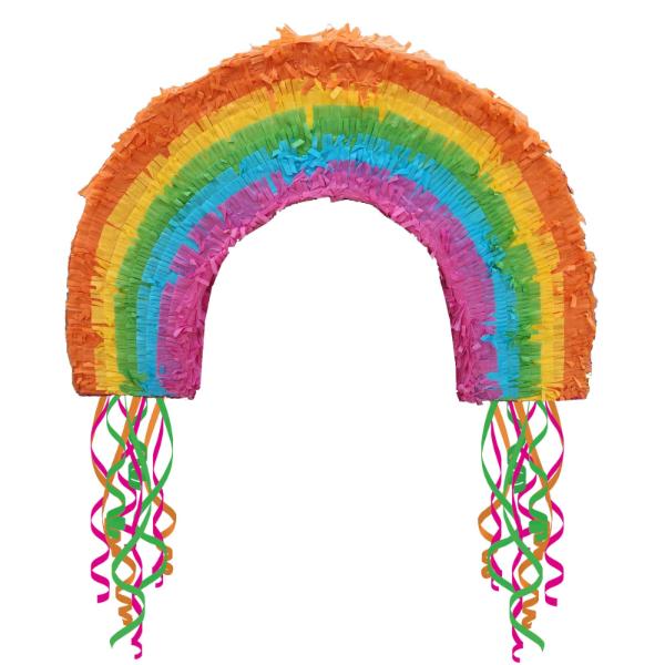 2D Rainbow Shape Pull String Pinata