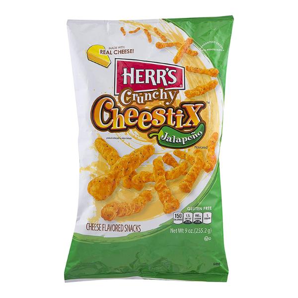 Herrs Crunchy Cheestix Jalapeno - 255g