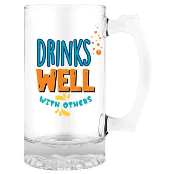 Drinks Well With Others Beer Stein - 490ml