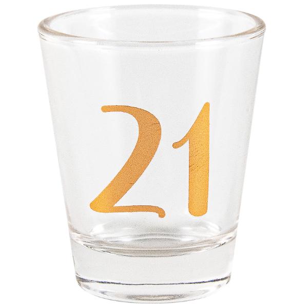 Rose Gold 21 Shot Glass - 30ml