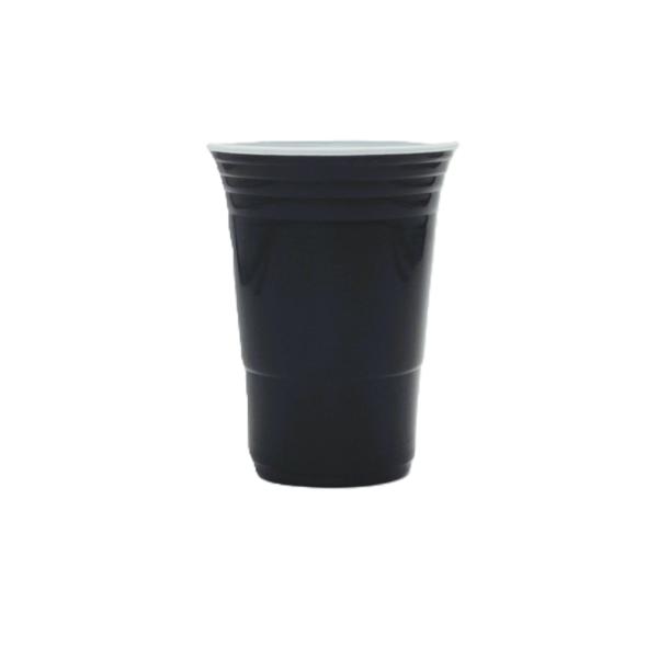 50 Pack Black Reusable Cups - 450ml