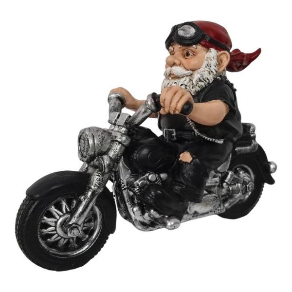 Biker On Motorcycle - 38cm