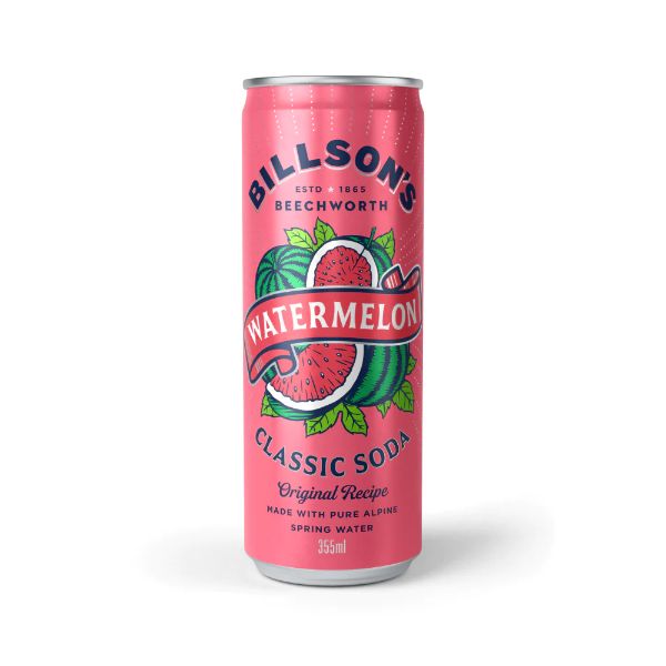 Billson's Watermelon Classic Soda - 355ml