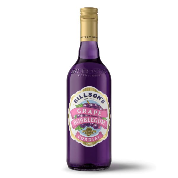 Billson's Grape Bubblegum Cordial - 700ml
