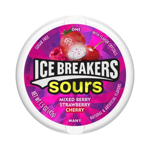 Ice Breakers Sours Mixed Berry - 42g