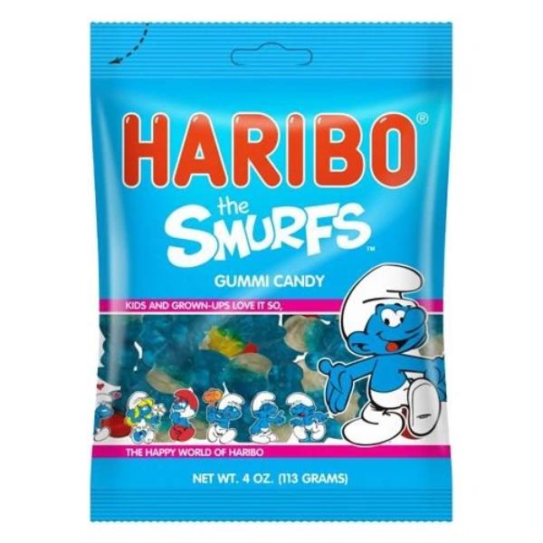 Haribo The Smurfs Hairdo Gummy Candy - 113g