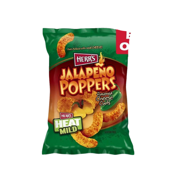 Herrs Mild Heat Jalapeño Poppers - 170g