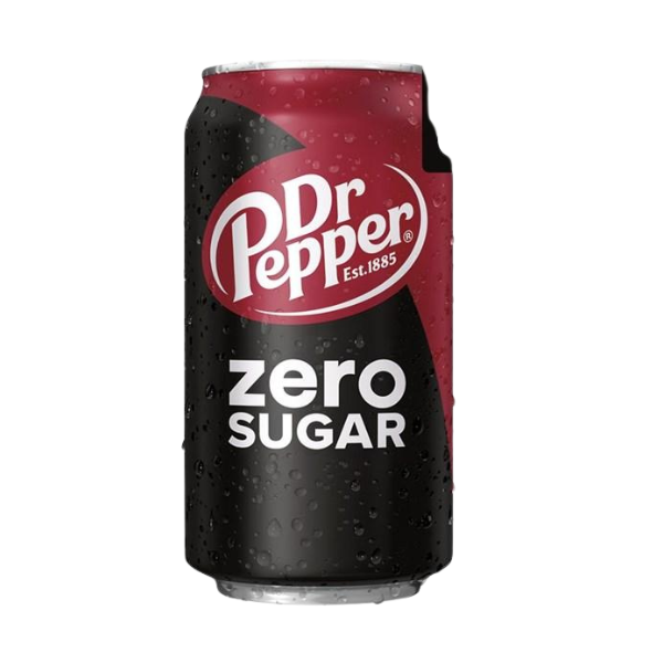 Dr Pepper Zero Sugar Can - 355ml