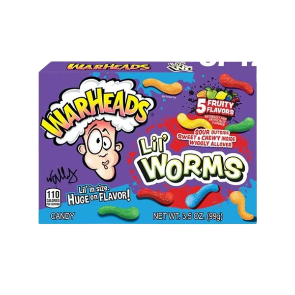 Warheads Lil Worms - 99g