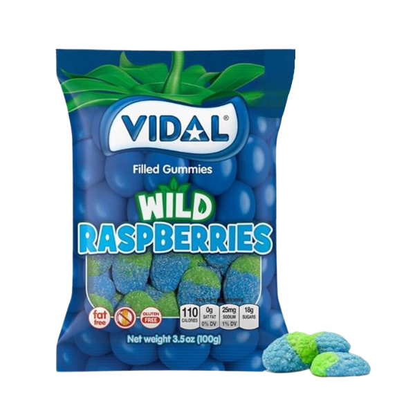 Vidal Chilli Peppers Filled Gummies - 100g