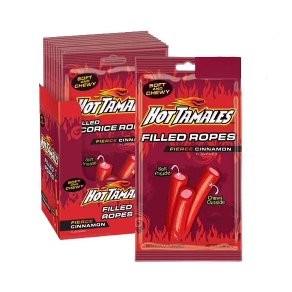 Hot Tamales Fierce Cinnamon Rice Ropes - 85g