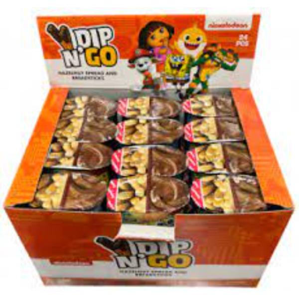 Nickelodeon Dip n Go Hazelnut Spread & Breadsticks - 55g