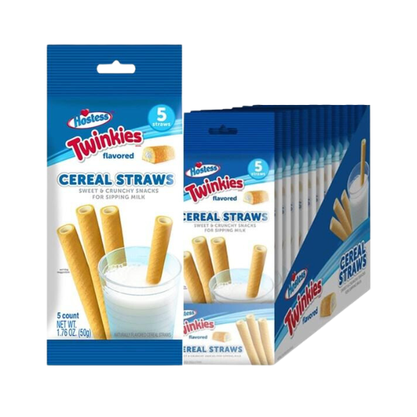 5 Pack Twinkies Cereal Straws - 50g