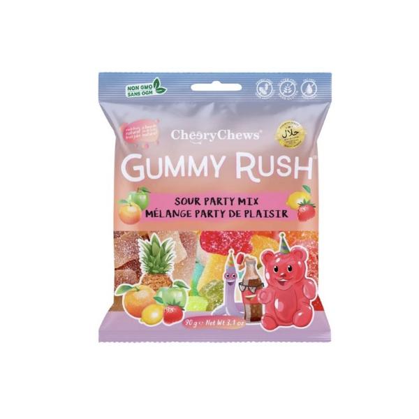 Cherry Chews Sour Party Mix Gummy Rush - 90g