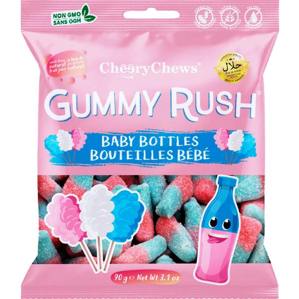 Cherry Chews Baby Bottles Bebe Gummy Rush - 90g