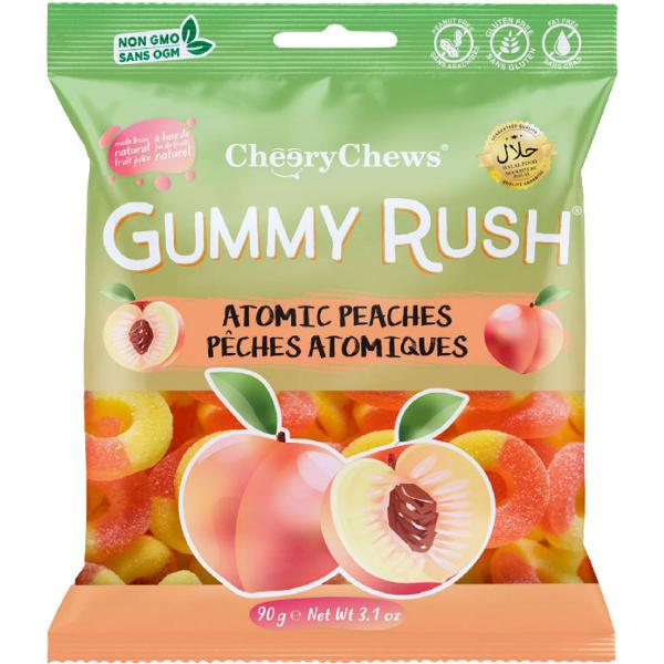 Gummy Rush Atomic Peaches - 90g