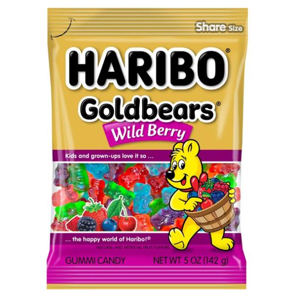 Haribo Goldbears Wild Berry Gummi Candy - 142g