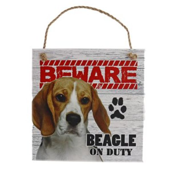 Beware Beagle Pet Sign